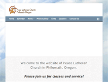 Tablet Screenshot of peaceinphilomath.com